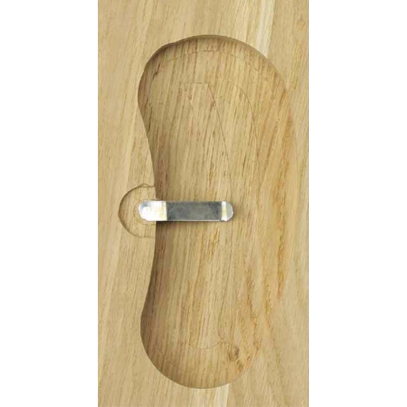 Oak Hearing Board with Pine Inlay, Roe Roe Gamswild Light