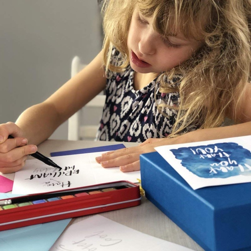 Kirsten Burke & The Modern Calligraphy Co. Children Brush Calligraphy