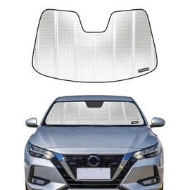 Pigenius Windshield Sun Shade for 2020-2025 Nissan Sentra. Front Window Sunshade with Storage Bag