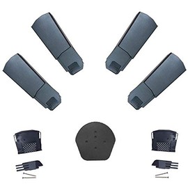 Klober Dry Verge Roof Edging Kit - 36 x Grey Dry Verge Units, 1 x Domed Apex End Cap & 2 x Starter Closure Kits