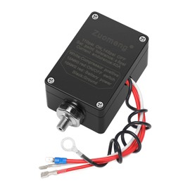 Zuomeng Pressure Switch with 40A Relay, Corrosion-Resistant, for 12V/24V Systems, Features 1/8" NPT Male Port for Pressure Sensor Connection