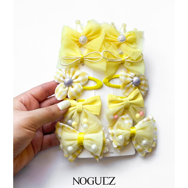 Noguez. Moños para Niñas, Clips de Pelo para Bebés, Mini