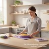 cobee 4 Pcs Bake Even Strips, Thick Cotton Super Absorbent