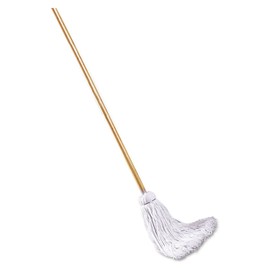 Boardwalk 116C Deck Mop 48-Inch Wooden Handle 16oz Cotton Fiber Head