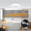 10" Ultra Quiet Bathroom Exhaust Fan with 6500K LED Light,