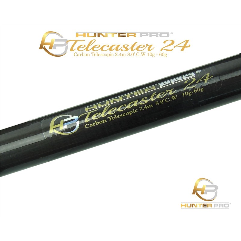 RODS 8FT Telescopic 8ft Fishing Rod Carbon Travel Stalking Pike