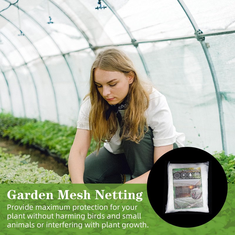 10 x 33FT Garden Mesh Netting, Ultra Fine Mesh Protection