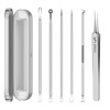 Blackhead Remover Pimple Popper Tool Kit 6 Pcs Blackhead Remover