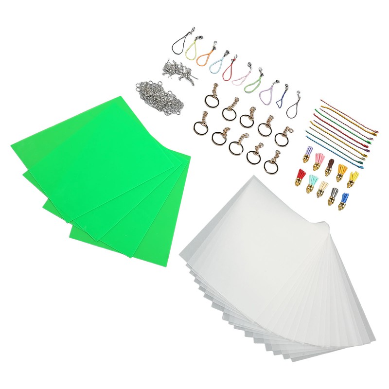 Heat Shrink Film Sheets Kit DIY Handcrafted Shrink Dink Plastic