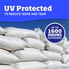 DURASACK Heavy Duty Sand Bags with Tie Strings Empty Woven