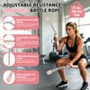 Ropeless Battle Rope for Women, Portable Battle Ropes Adjustable Weight