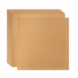 TROUSKAIG 100pcs 12x12 inch Unbleached Parchment Paper Sheets for baking, Heavy-Duty Precut Parchment Paper Squares, Brown Non-Stick liners for Oven, Cooking & Wrapping Food, Air Fryer Liners