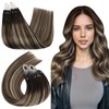 Ugeat Real Hair Extensions, Bonded Micro Ring, Microlink Extensions, Balayage