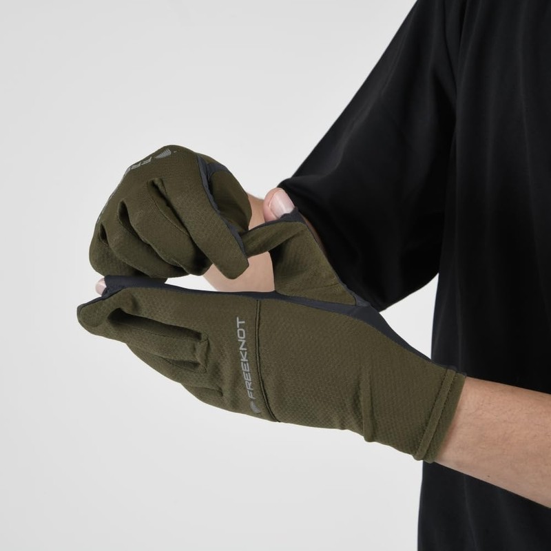 Free Knot BOWBUWN Full Coverage Gloves Black F Y4624-F-90