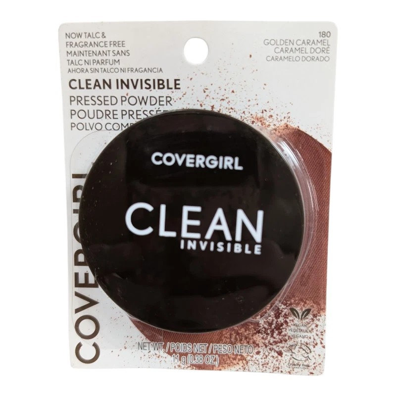 COVERGIRL - Clean Invisible Pressed Powder #180 Golden Caramel