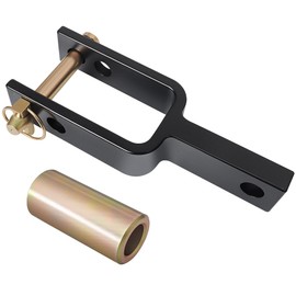 Versatile Quick Hitch Adapter with Adapter Sleeve Integrated Molding No Welding Used to Adjust Top Link Bracket Movements Fit for Category 1 3-Point Quick Hitch Tractors