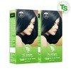 (Live Shopping) TS Better Dye 120g x 2 (Choose 1 of Natural Black, Natural Black Brown, or Light Brown) No. 3 Natural Black / ( 라이브쇼핑)TS 더착한염색 120g 2개 (자연흑색 자연흑갈색 연한갈색 중 택1) 3호 자연흑색