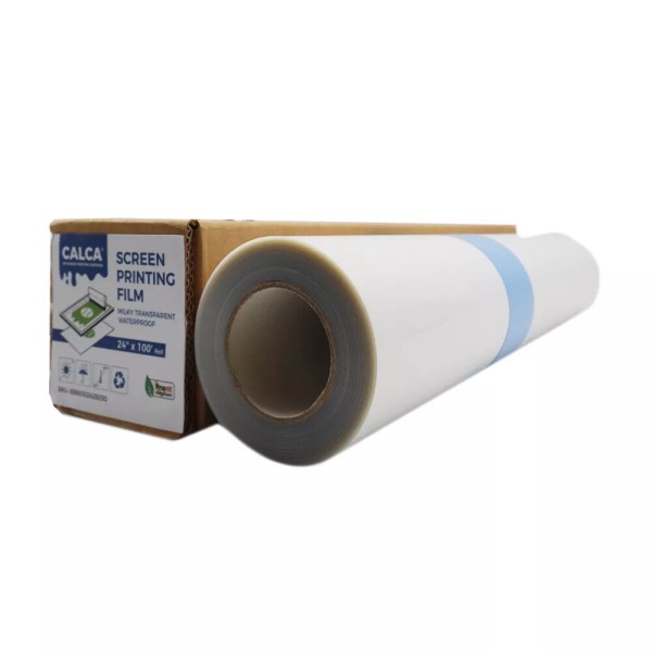 CALCA 24in x 100FT Roll Waterproof Inkjet Transparency Film for