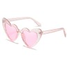 Heart Sunglasses, Heart Shaped Party Sunglasses (Pink)