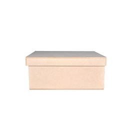 Caja De Almacenamiento de madera (MDF) - Caja Organizadora Para regalo de Boda, Fiesta, Contenedores de Almacenamiento Caja de regalo para hombre o mujer Cubo organizador Caja de recuerdos. (16x16x6)