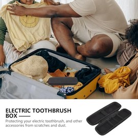 FOMIYES Caja De Cepillo De Dientes Eléctrico Estuche De Viaje Portátil Con Material Resistente Y Compartimento Para Accesorios Protección Completa Para Cepillos De Dientes Eléctricos