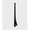 Nonblank Non-Blank FAUX Leather Slim Tie_BLACK