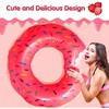 Donut Swim Ring 90cm Inflatable and Durable Design for Fun