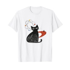 Cat Midcentury Mid Century Retro Atomic Age Space Modern T-Shirt