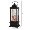 DRomance Santa Music Snow Globe Lantern with Timer Battery Operated