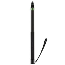 Rukkawwa 118"/3.0m Extended Long Invisible Carbon Fiber Selfie Stick for Insta360 x5 Insta 360 x4 x3 x2 x one rs Cameras (Green)