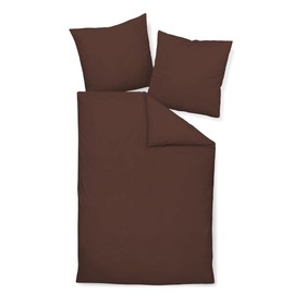 Janine Mako Satin Bed Linen, Plain Colours, 40 cm x 80 cm