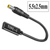 Bacron USB C to DC Adapter 5.5 x 2.5mm Cable,