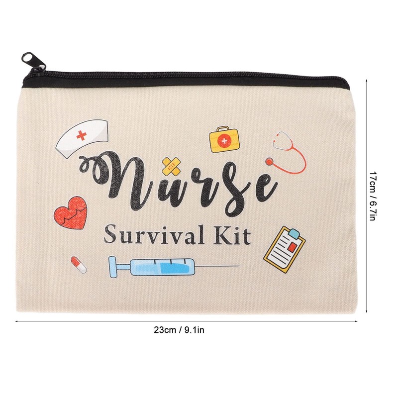 Nurse Survival Kit Bag, 5 Pieces Make Up Bag Cute