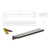 SereneDrains Stainless Steel Dark Bronze Shower Shelf for Inside Shower