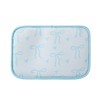 RSRSLEII Cute Clear Makeup Bag with Bow Pattern,Transparent Nylon Travel
