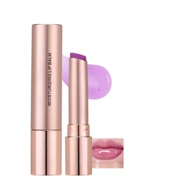 Hydrating Tinted Lip Blam, Natural Sheer Berry Nude Lipstick Moisturizing Lipgloss, Long Lasting Waterproof Lip Balm Stain Non-Stick Liptint Oil Stain Glossy Lipcolor Finish for Dry Cracked Lips-03
