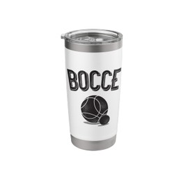 Bocce Legend Slogan Bocce Ball with Jack Bocci Game Bocce Stainless Steel Insulated Tumbler