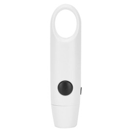 Fdit Silbato Electrónico, Silbato de Entrenamiento con 3 Modos de Sonido Ajustables y Cordón para Cuello para Árbitros, Entrenadores, Socorristas, Viajeros (Blanco)