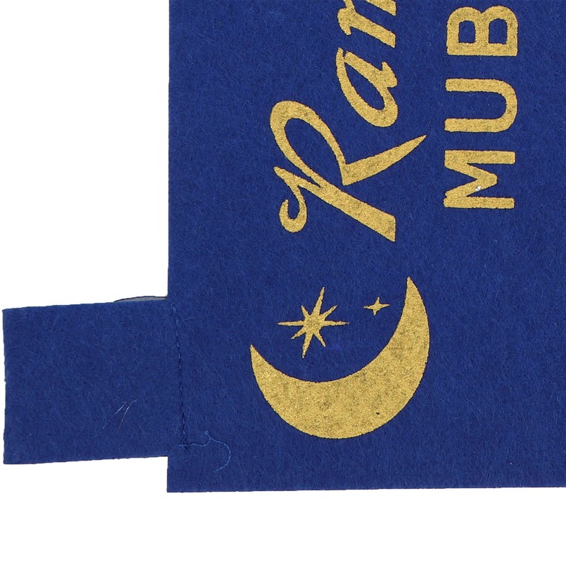 Eid Mubarak Advent Calendar Hanging Fabric Countdown Date Display Ramadan