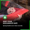 Paperdry Red A4 Landscape Waterproof Clipboard - Cold Proofing Agent,