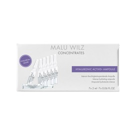 Malu Wilz Hyaluronic Active+ Ampoule Set 7 x 2 ml - Hyaluronic Ampoules Face - Intensive Moisturising Concentrate - Hyaluronic Serum for Youthful Skin