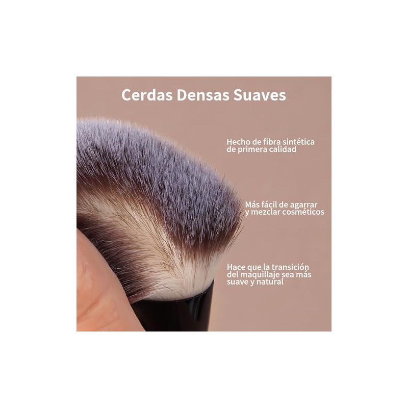 MAANGE 12Pcs Set de Brochas Maquillaje, 5 Brochas para Maquillaje