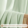 HOMEIDEAS Non See Through Privacy Sheer Curtains, Elegant Lightweight Semi