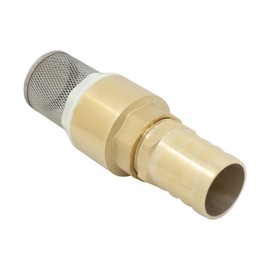 Intake Filter with Check Valve Foot Valve with Suction Basket Strainer Check Valve for Suction Hose Pump Suction Strainer Garden Pump