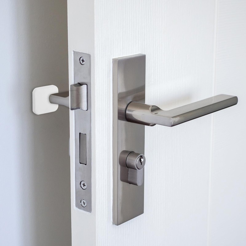 uxcell Door Stoppers Wall Protector, 4pcs Soft Silicone Door Handle
