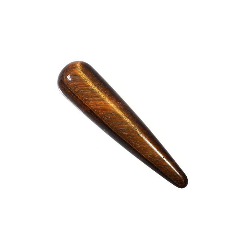 Tiger Eye Crystal Massage Wand ~75 x 18mm