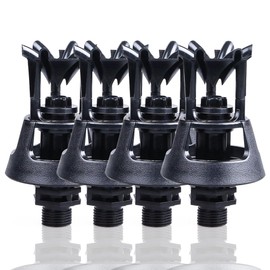 4Pcs Wobbler Irrigation Sprinkler, 360° Rotary Watering Nozzles, 3/4inch Garden Wobbler Irrigation Misting Nozzle Watering Tool Lawn Sprinkler for Grass Lawn Farmland