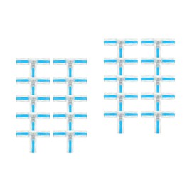 Scicalife 10pcs Butt Splice T- Type Butt Connector Crimp Insulated Electrical Waterproof Wire Terminal Connectors