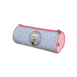 Round Simple Pencil Case - Santoro "Poppi Loves" - Messenger