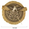 CAPASIN Round Placemats Set of 4, Dining Winter Modern Dinner